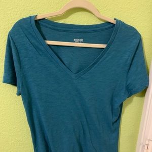 Turquoise Mossimo V-Neck